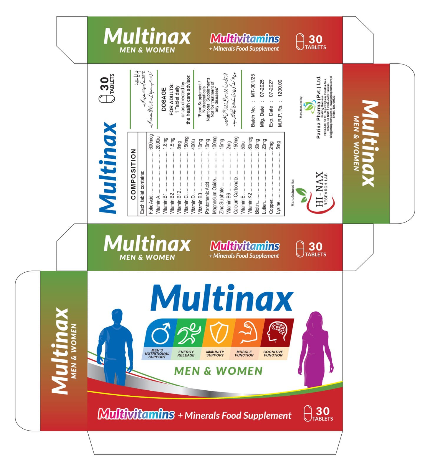 Multinax 20s.
